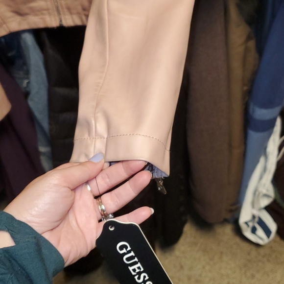 Guess Vegan Leather Jacket - Picture 5 of 9